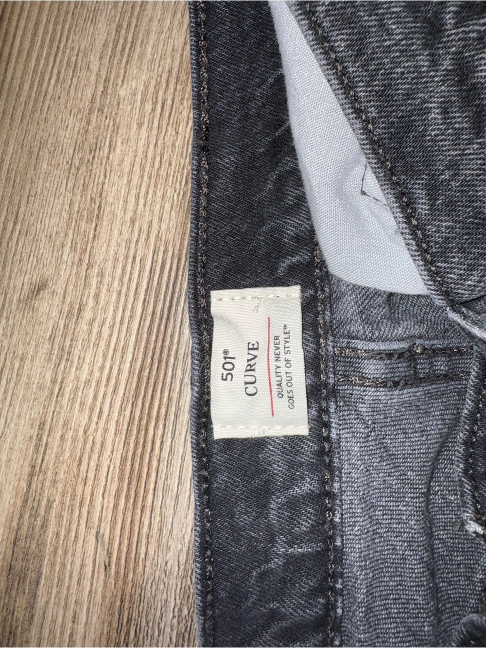 Levi’s 501 Curve Black Straight Leg Jeans - Picture 4 of 4